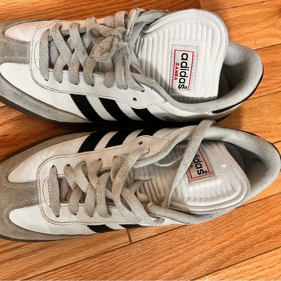 Adidas Samba Black White Gray Sneakers - Picture 3 of 3